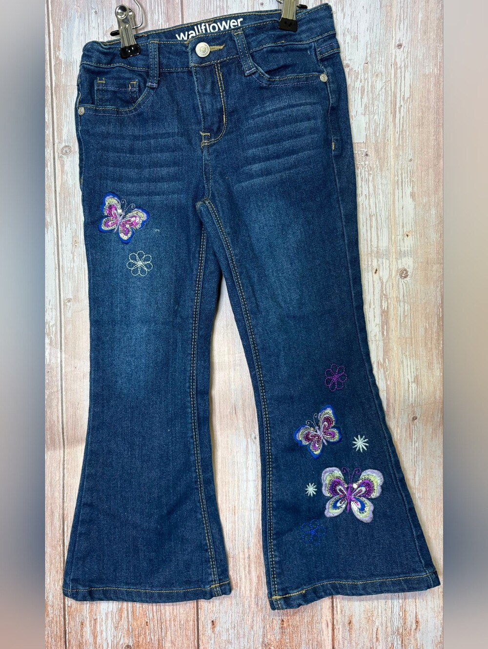 Wallflower Dark Blue Girls Denim Jeans Size 6